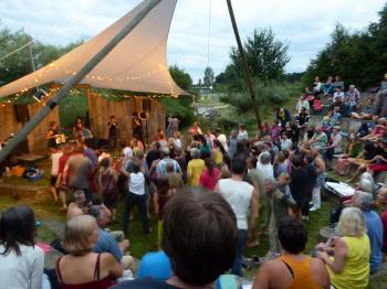 Bei all dem dachten wir nicht daran, Fotos zu machen …Foto: Erdfest 2018